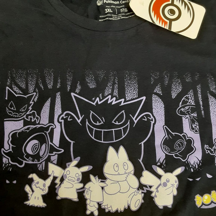 Pikachu Friends Sweet Temptations Blue Relaxed Fit Crew Neck T-shirt 3XL RG7/225