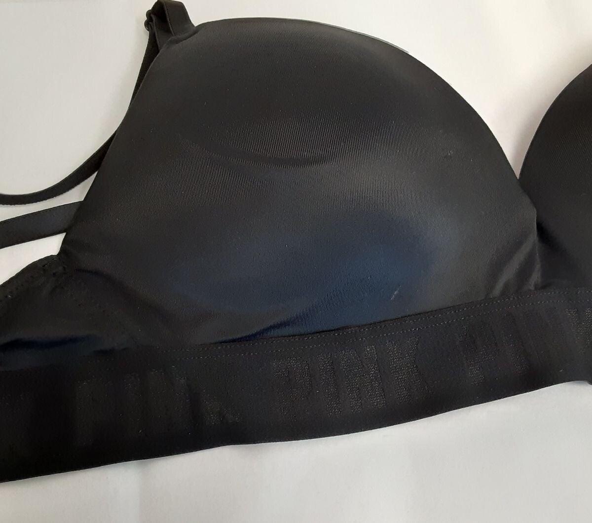 Victoria's Secret PINK Everywhere Wireless push up Bra 32D  Black #81/224