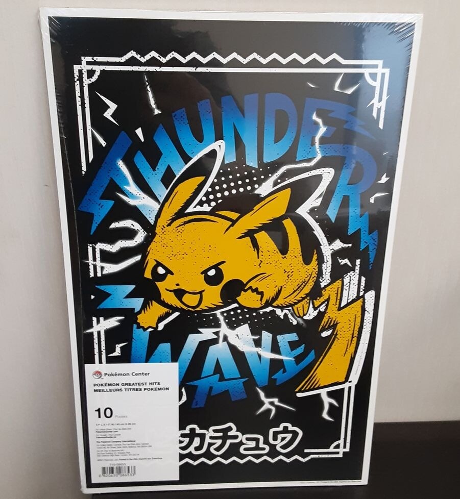 Pokemon Pokémon Greatest Hits Posters (10-Pack) Size :  17"L x 11"W! NEW Sealed3