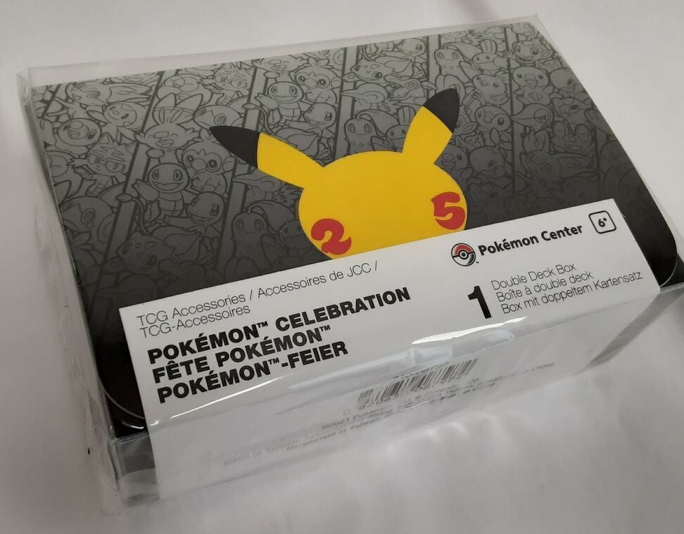Pokemon Center TCG Accessories Pokémon Celebration 1 Double Deck Box RG4/220