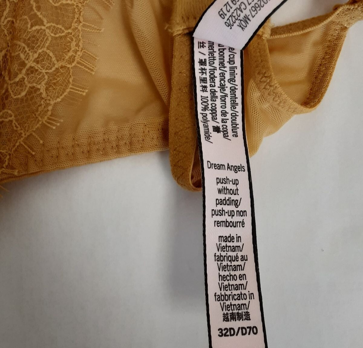 Victoria's Secret DREAM ANGELS Push-up without padding Bra (32D) #64/226