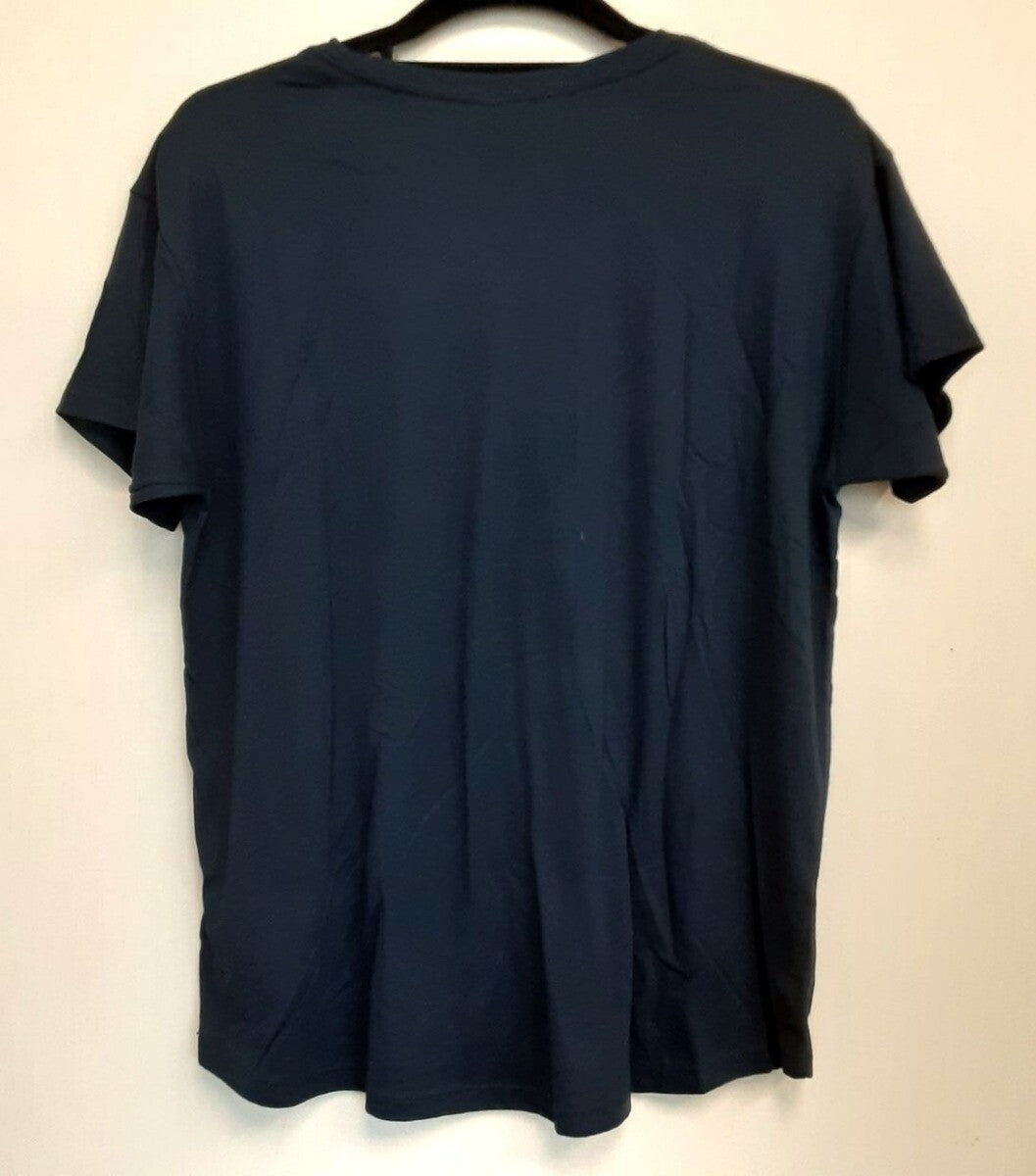 New Pokemon Piplup Navy Flow Crew Neck T-Shirt  Women RA2/222