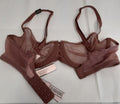 Victoria's Secret DREAM ANGELS Mesh Unlined Balconette Bra 32C Mauve/Pink #34/223
