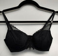 Victoria's Secret Fishnet Underwire Padded Push Up Bra Black (New /32D) #7/220