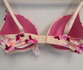 Victoria's Secret PINK Everywhere T-shirt Lightly-Lined Bra 32C Floral #35/223