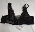 Victoria's Secret Dream Angels Unlined Plunge Bra 32B Black lace #11/222