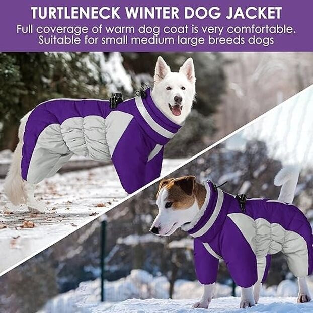 New SUNFURA 2XL PURPLE Snowsuit Jacket Windproof waterproof Large Dogs RG49/220
