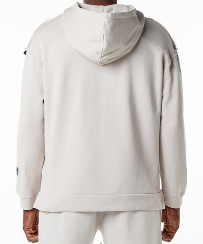 NEW Alphalete  MEN Heavyweight Washed Terry Hoodie Moonstone  SIZE S /RG19/121