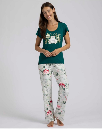Pokemon Center Snorlax Zs in the Trees Lounge Pants - Women L /CH18/122