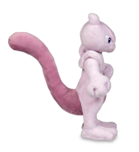 NEW POKEMON CENTER Mewtwo Posable Poké Plush - 7 ¼ In.  /CH3/121