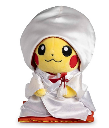 Pokemon Center: Pikachu Wedding: Wedding Kimono Pikachu (Female) Plush/CH17/120