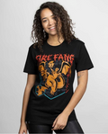 Pokemon Charizard Greatest Hits Black Relaxed Fit Crew Neck T-Shirt  M  /CH13/122