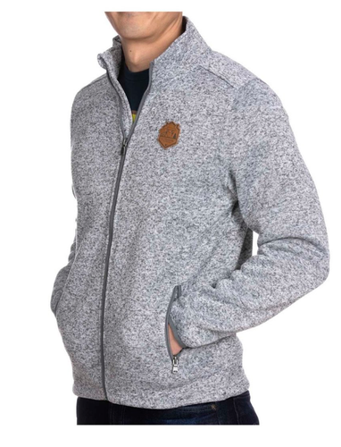 NEW Outdoors with Pokemon Heather Gray Fleece Zip-Up Jacket - Men S  /CH19/122