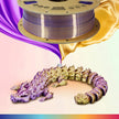 Case of 10 KG OVERTURE Silk PLA Dual Color Filament 1.75mm, Bi-Color 1kg Spool (2.2lbs) Box of 10 -Silk Purple-Gold