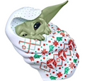 Star Wars The Bounty Collection Grogu(The Child) Holiday Blanket Pose /RG55/120