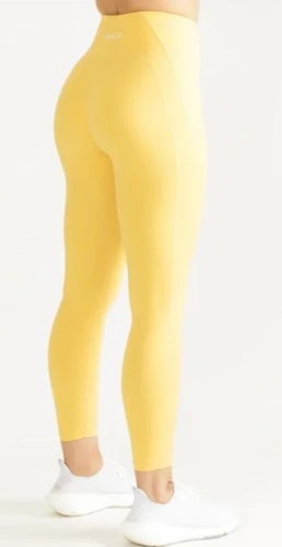 Alphalete Pulse Surge Leggings in color CITRUS Womens size XS /RG7/123