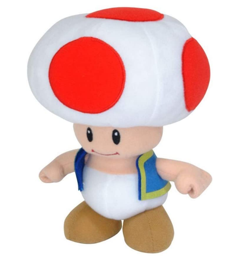 NEW Little Buddy Super Mario All Star Collection  Toad Stuffed Plush DA13/120