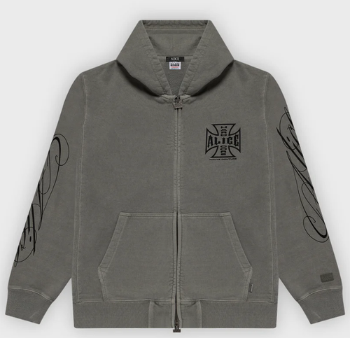 NEW Allice Hollywood ENTH ZIP-UP HOODIE (CONCRETE) /CH80