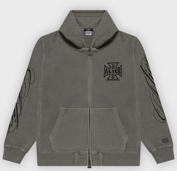 NEW Allice Hollywood ENTH ZIP-UP HOODIE (CONCRETE) /CH80