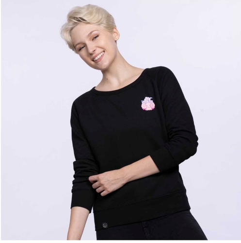 NEW Pokémon Stories: Mimikyu Dreams Black Capped Neck Sweatshirt - Adult L /CH282