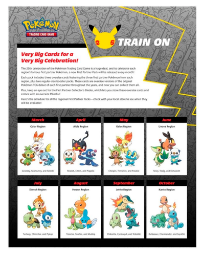 NEW Pokémon TCG: First Partner Collector's Binder /CH33/122