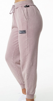 NEW Alphalete Women Heavyweight Washed Terry Jogger Rose Quartz SIZE L/RG31/121