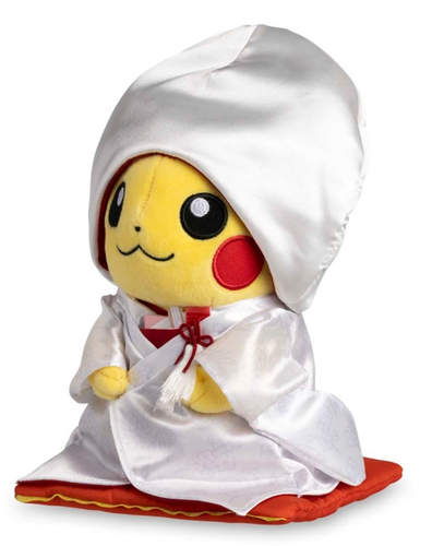 Pokemon Center: Pikachu Wedding: Wedding Kimono Pikachu (Female) Plush/CH17/120
