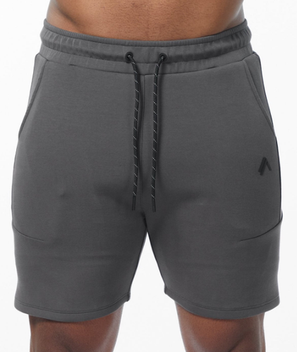 NEW Alphalete ELMTS Athletic Short 6″ – Charcoal SIZE M /RG35/120