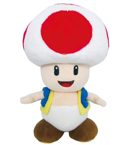 NEW Little Buddy Super Mario All Star Collection  Toad Stuffed Plush DA13/120
