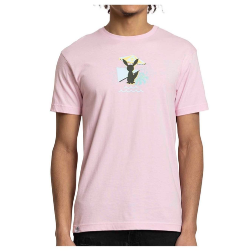 Espeon & Umbreon Summer Fun Light Pink Relaxed Fit Crew Neck T-Shir  L  /CH16/120