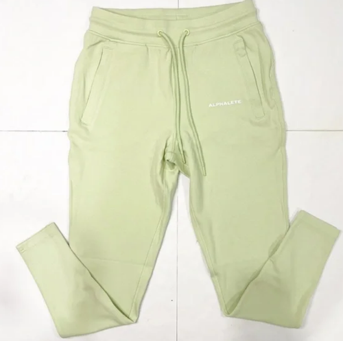 NEW ALPHALETE Women's Medium Essential Core Jogger FROZEN SPRING size M /RG11/120