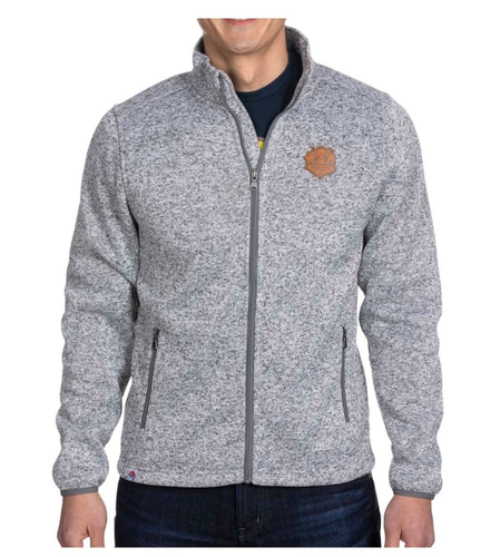 NEW Outdoors with Pokemon Heather Gray Fleece Zip-Up Jacket - Men S  /CH19/120