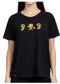 Pikachu & Sunflora Pokémon Nature: Spring Black Crew Neck T-Shirt -  M  /CH19/120