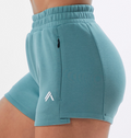 NEW ALPHALETE ELMTS Athletic Short 3.5″ – Teal SIZE - S /RG19/122