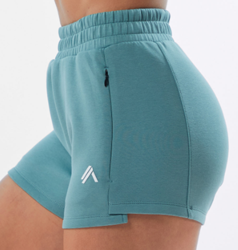 NEW ALPHALETE ELMTS Athletic Short 3.5″ – Teal SIZE - S /RG19/122