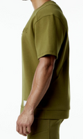 NEW ELMTS  Half Sleeve Pullover – Moss M /RG35/122
