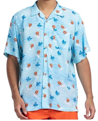 NEW Pokémon Tropical Magikarp Waves Tropical Shirt - Men - Adult  S /CH18/120