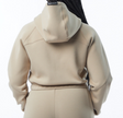 NEW Alphalete Women's ELMTS Crop Full-Zip Jacket – TAN -L /RG35/121