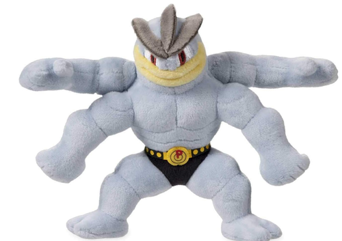 NEW POKEMON CENTER Machamp Posable Poké Plush, 8 ¾ Inch /CH5/122