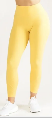 Alphalete Pulse Surge Leggings in color CITRUS Womens size S /RG7/120