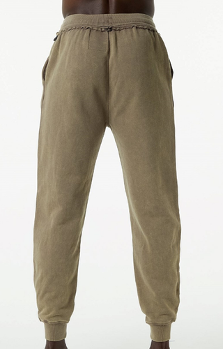 NEW Alphalete  MEN Heavyweight Washed Terry Jogger Smokey Quartz SIZE M /RG19/120