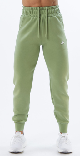 NEW ALPHALETE ELMTS Relaxed Cuffed Jogger – LIGHT GREEN   M/RG23/122