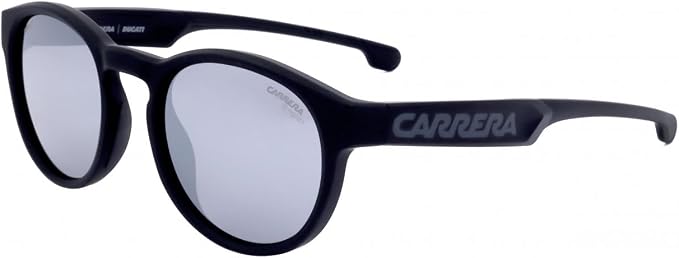 New Carrera CARDUC 012/S 08A T4 Black /Grey Silver Mirror 51/22/145 Unisex Sunglasses