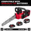 EXCELLENT CONDITION  LOASCOTY 2-in-1 Cordless 10-Inch Pole Saw /Chainsaw for Milwaukee 18V Battery, TOOLS ONLY