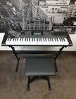 LIKE NEW Donner Keyboard Piano 61 Key, Electric Keyboard Kit with 249 Voices