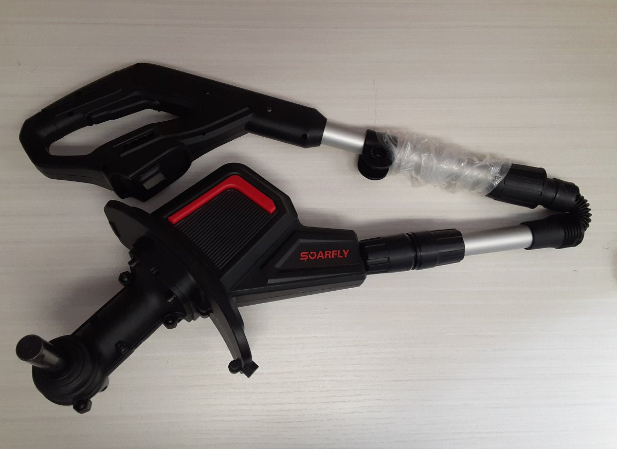 USED SOARFLY Cordless Tiller Cultivator for Gardening, Dual 2.0Ah Batteries -TC-01