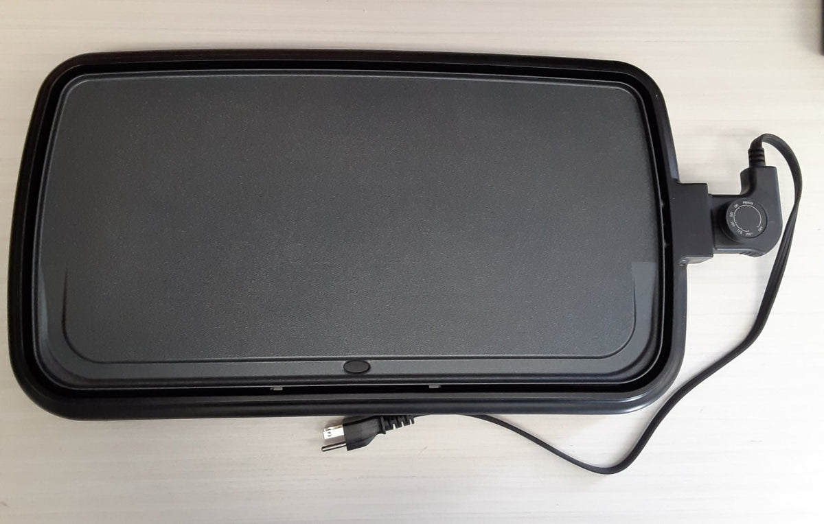 DEMO/OPEN BOX Chefman XL Electric Griddle with Removable Temperature Control, Immersible Flat Top Grill  25 x 51 CM