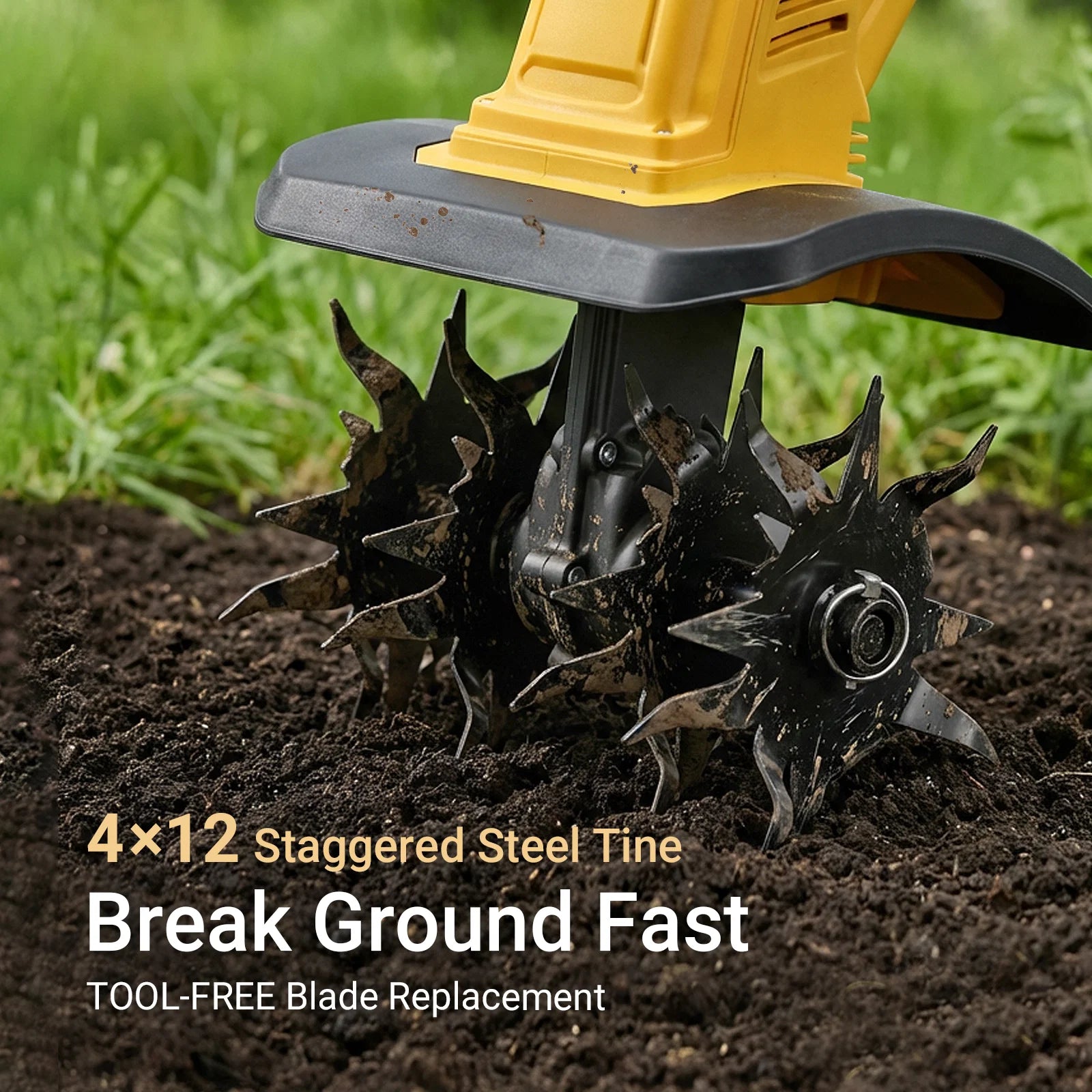 NEW/OPEN BOX MELLIF CORDLESS TILLER CULTIVATOR MFWTL01