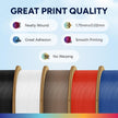 Case of 10 KG OVERTURE ASA Filament 1.75mm, 1kg Spool (2.2lbs) 3D Printer Filament Premium Anti-UV Box of 10 -ASA White)