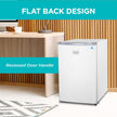 Black+Decker Compact Refrigerator Energy Star Single Door Mini Fridge with Freezer, 2.5 Cubic Ft.